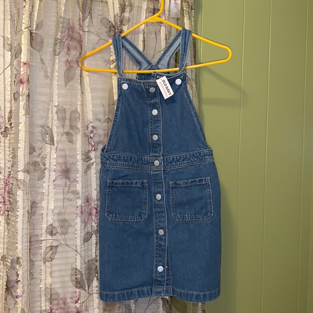 - OLD NAVY .Destructed jean shortalls.New with tag.